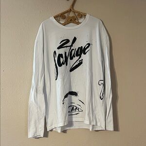 21 Savage I Am Greather Than I Was Long-sleeve Shirt 2XL